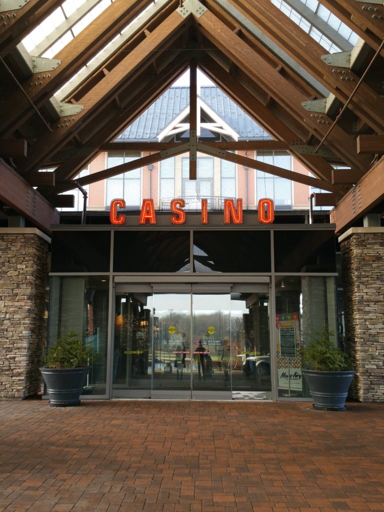 The south entrance of Mount Airy Casino Resort.