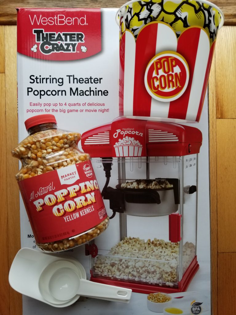 West Bend Theater Crazy 4 qt. Popcorn Machine Red