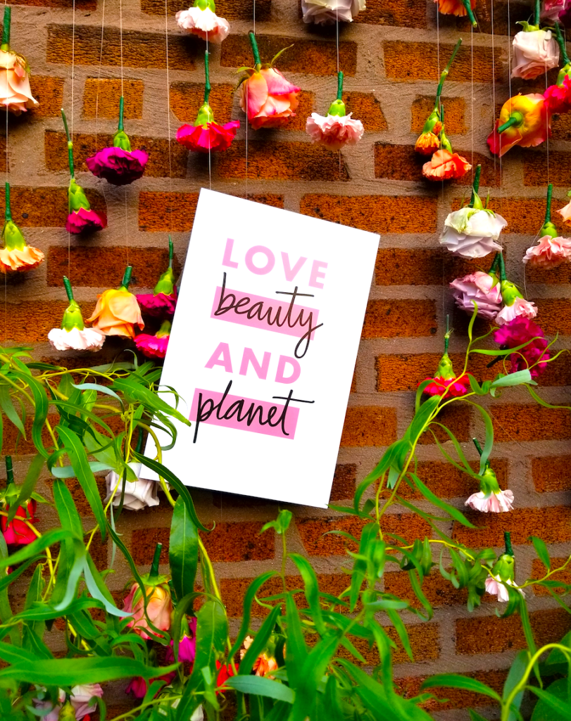 love-beauty-planet-flower-wall
