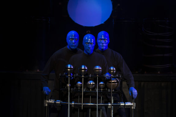 Blue Man Group Chicago introduced new content Nov. 8, 2018. Photo credit Eric Klein