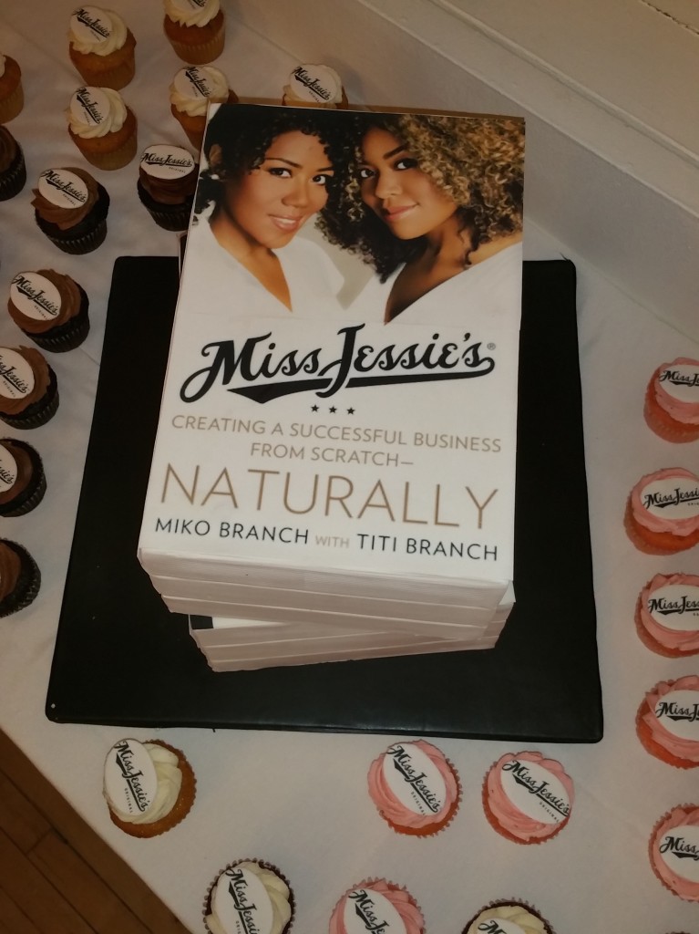 The lovely cake by B Cake NY at the Miss Jessie's book release party on April 16, 2015 in New York City.
